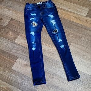 Kancan Leopard Jeans